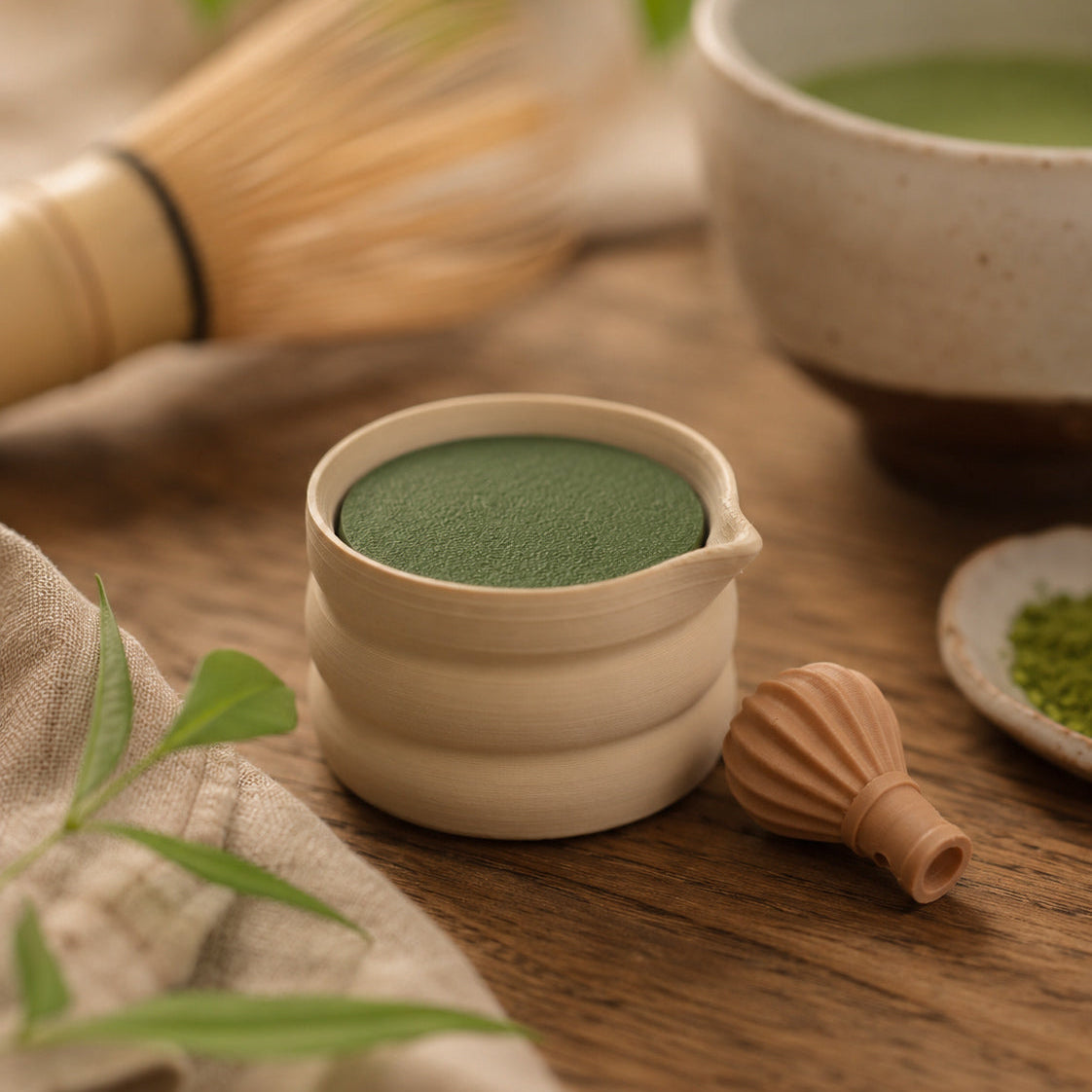 Matcha Bowl Clicker by Kuma Labs — 3D printed in Canada