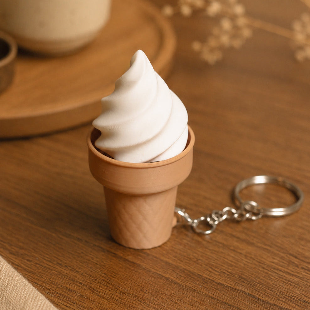 Kuma Labs Soft Serve Clicker — close up of swirl detail