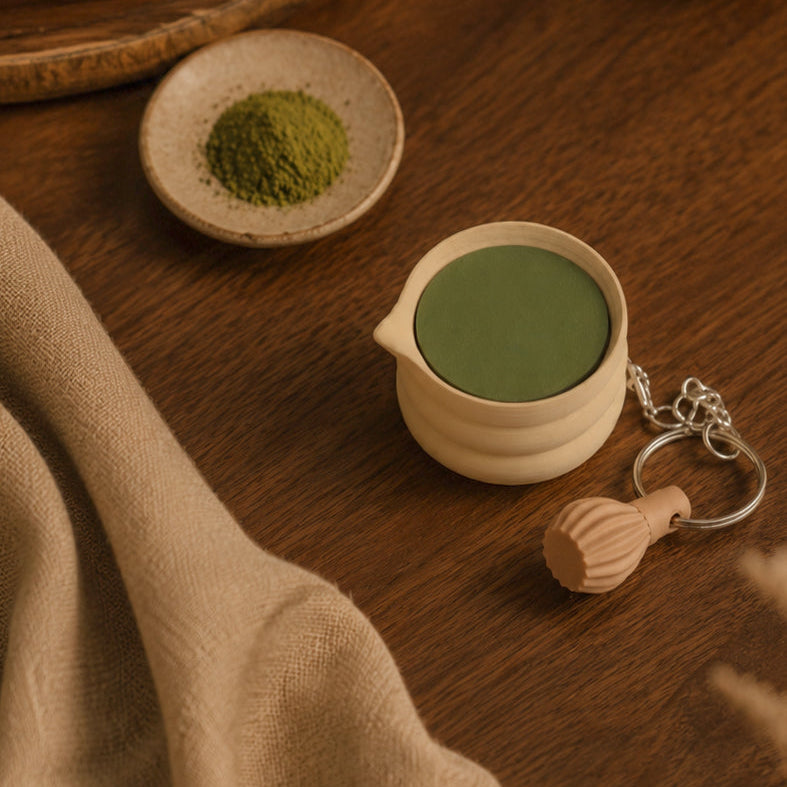 Matcha Bowl Clicker — close up of click mechanism