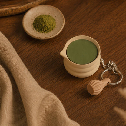 Matcha Bowl Clicker — close up of click mechanism