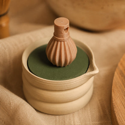 Kuma Labs Matcha Bowl Clicker — side view showing bowl shape