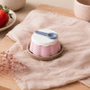 Strawberry Pudding Clicker by Kuma Labs — 3D printed pocket comfort object in strawberry pink