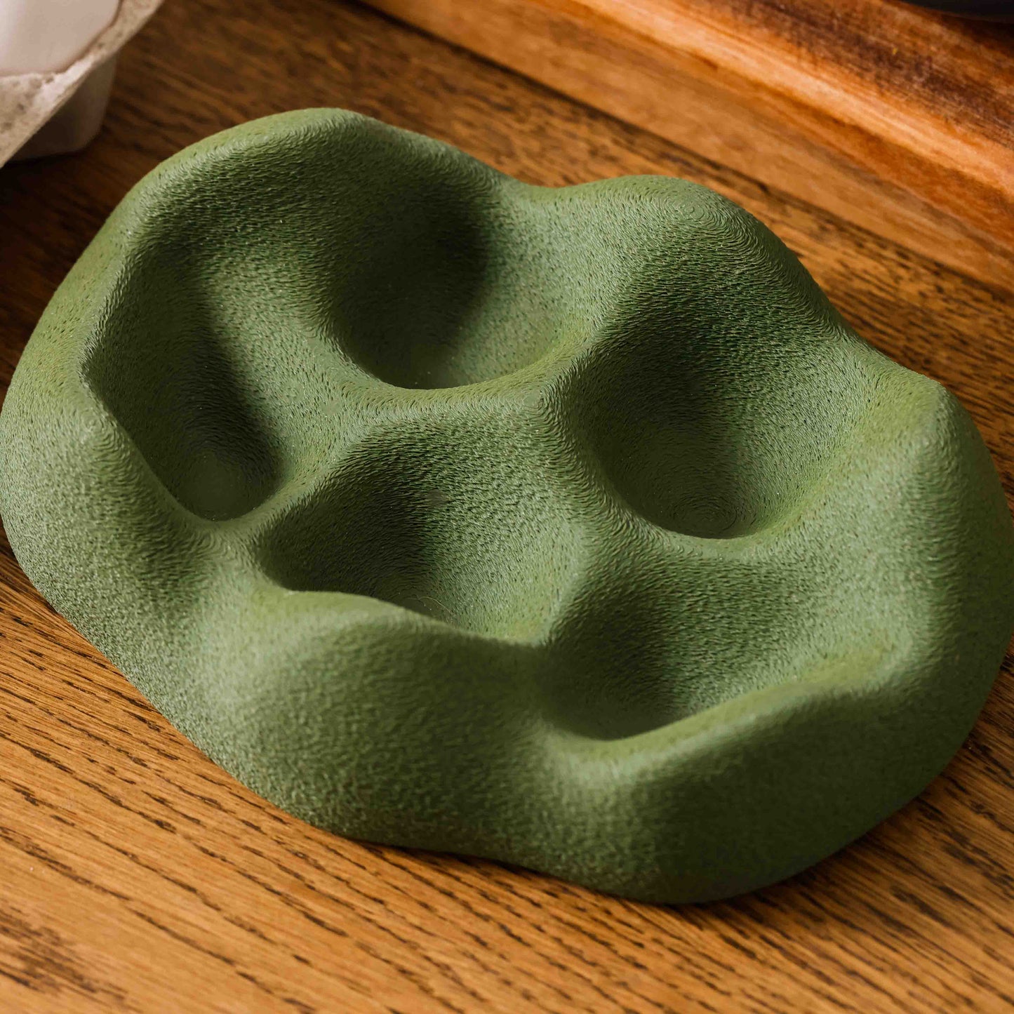 Morning Egg Nest by Kuma Labs — front view showing the sculptural one-piece form