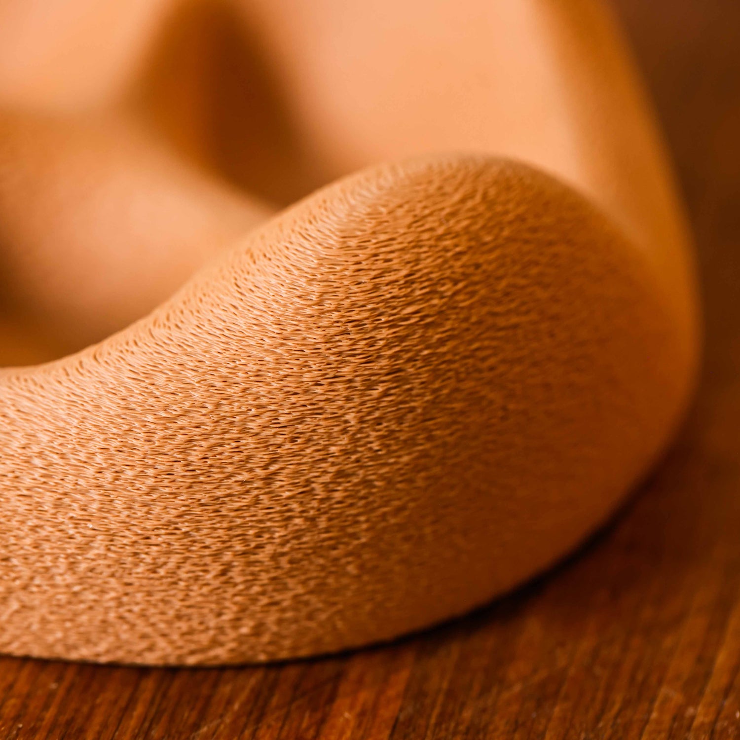 Morning Egg Nest — Caramel colourway close-up